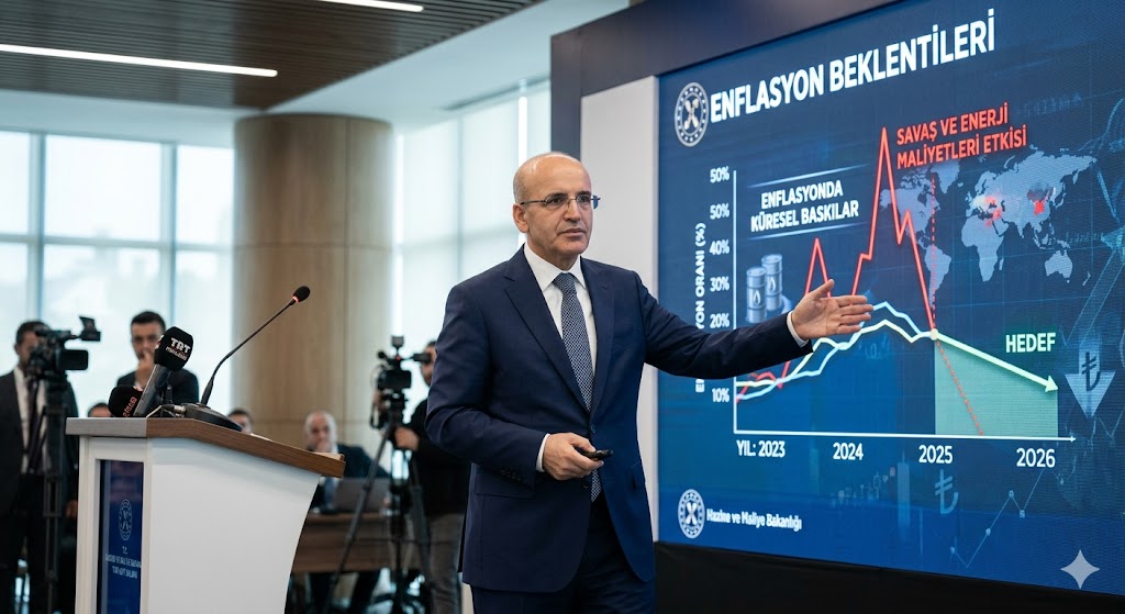 Şimşek’ten Enflasyon Analizi: Jeopolitik Gerilimler ve Enerji Maliyetleri Kıskacında Ekonomi