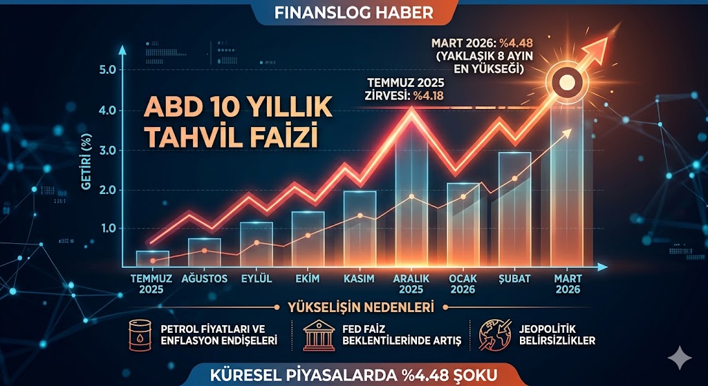 ABD 10 Yıllık Tahvil Faizleri 8 Ayın Zirvesinde: Küresel Piyasalarda "Şahin" Rüzgarları